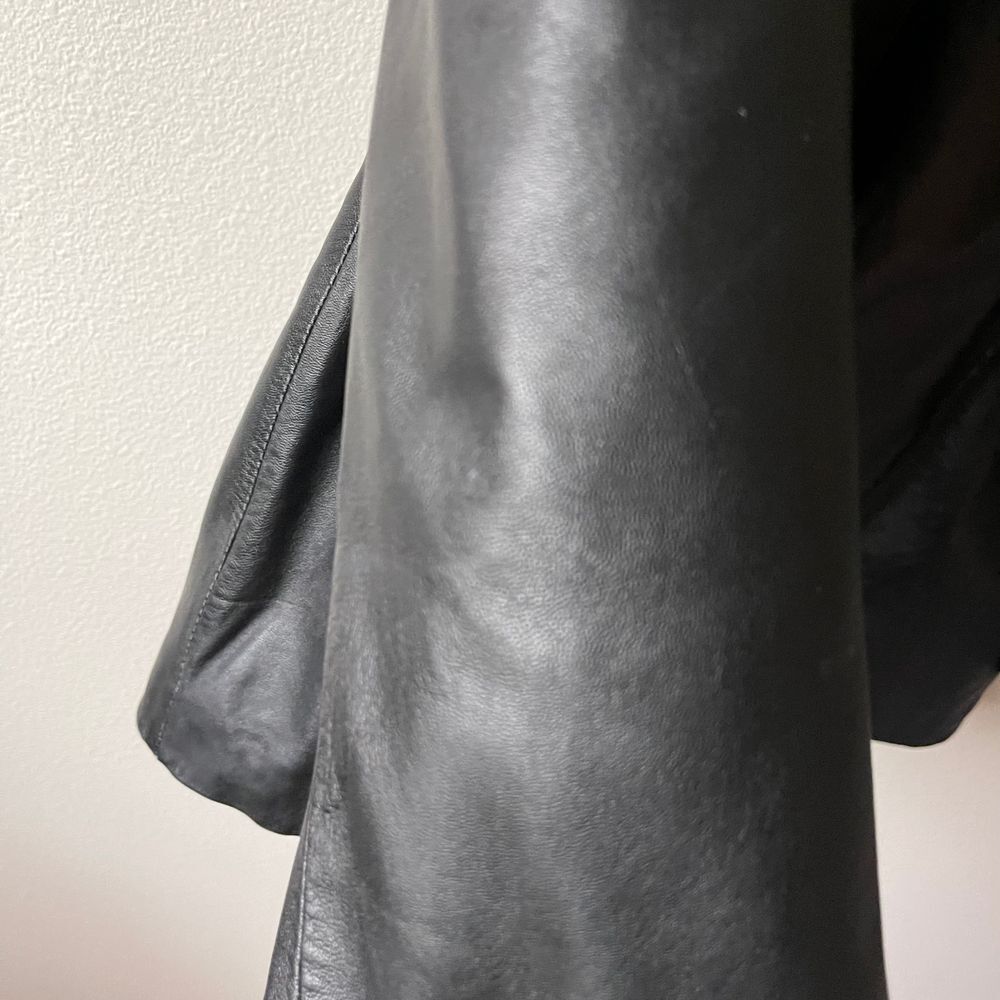 Vintage Sonoma Lambskin Piel Leather 90s Y2K Button-Front Leather‎ Jacket - Picture 7 of 10
